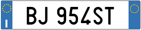 Truck License Plate